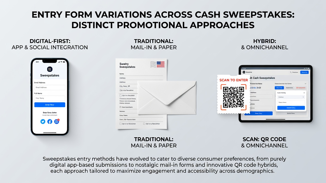 Comparison of entry form interfaces including social login buttons and receipt upload features